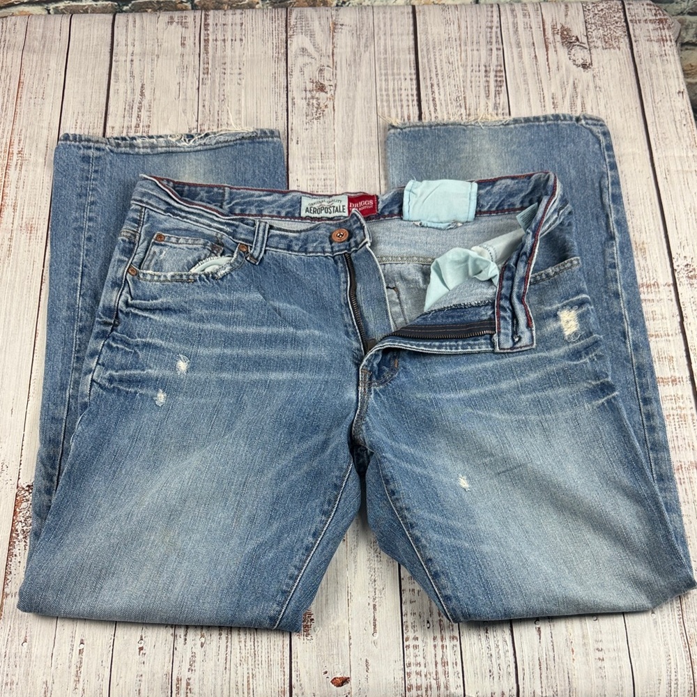 Aeropostale "DRIGGS" Slim bootcut blue jeans  Size 36 X 34 - Picture 2 of 12